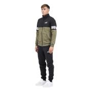 Puma Svart och grön tracksuit set Multicolor, Herr