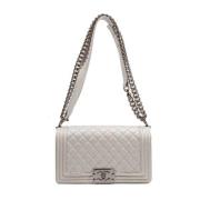 Chanel Vintage Pre-owned Laeder chanel-vskor Gray, Dam