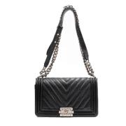 Chanel Vintage Pre-owned Laeder chanel-vskor Black, Dam