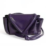 Bottega Veneta Vintage Pre-owned Laeder crossbodyvskor Purple, Dam