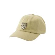 Maison Kitsuné Bomull hattar-och-kepsar Beige, Unisex