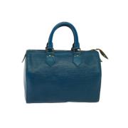 Louis Vuitton Vintage Pre-owned Laeder louis-vuitton-vskor Blue, Dam