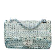 Chanel Vintage Pre-owned Tyg chanel-vskor Blue, Dam