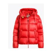 Parajumpers Kort huva röd dunjacka Red, Dam