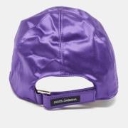 Dolce & Gabbana Pre-owned Pre-owned Tyg hattar-och-kepsar Purple, Dam