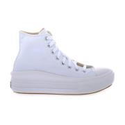 Converse Move Platform Sneakers - High Top White, Dam