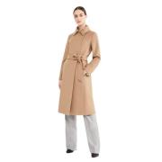 Max Mara Ull Wrap Kappa Brown, Dam