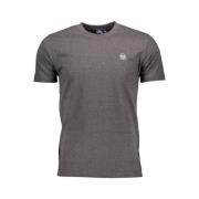 Sergio Tacchini Grå Bomull Logo Broderad T-shirt Gray, Herr