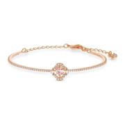 Swarovski Damarmband Klöver Rosa Roséguld UNA 5516476 Pink, Dam