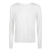 Majestic Filatures Vita T-shirts och Polos, Viskos-Elastan Blandning W...