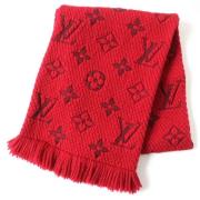 Louis Vuitton Vintage Pre-owned Ylle sjalar Red, Dam