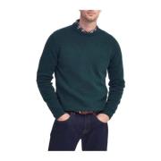 Barbour Herr armbåge patch tröja Green, Herr