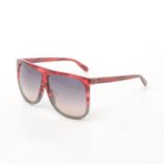 Loewe Pre-owned Pre-owned Plast solglasgon Red, Dam