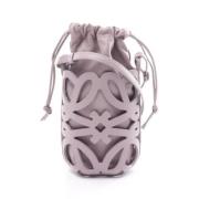 Loewe Pre-owned Pre-owned Tyg axelremsvskor Purple, Dam