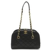 Chanel Vintage Pre-owned Laeder chanel-vskor Black, Dam