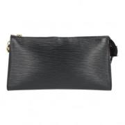 Louis Vuitton Vintage Pre-owned Tyg kuvertvskor Black, Dam