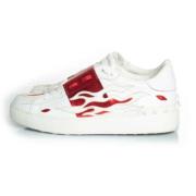 Valentino Vintage Pre-owned Laeder sneakers White, Dam