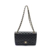 Chanel Vintage Pre-owned Tyg chanel-vskor Black, Dam