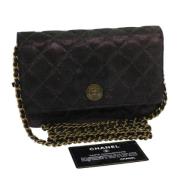 Chanel Vintage Pre-owned Canvas chanel-vskor Black, Dam