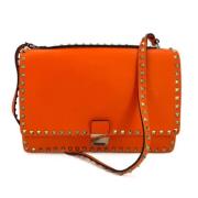 Valentino Vintage Pre-owned Laeder handvskor Orange, Dam