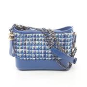 Chanel Vintage Pre-owned Tyg chanel-vskor Blue, Dam