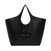 Anine Bing Lili Tote Läder Väska Black, Dam