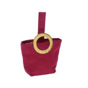 Celine Vintage Pre-owned Nylon celine-vskor Red, Dam