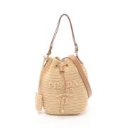 Prada Vintage Pre-owned Tyg prada-vskor Beige, Dam