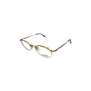 Matsuda Stiliga glasögon med acetatram Yellow, Unisex