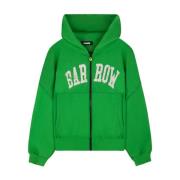 Barrow Dragkedja Hoodie i Fern Green Green, Herr