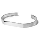 Le Gramme Platt Bandarmband Gray, Herr