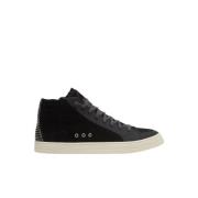 P448 Studded Skate Heel Sneakers Black, Dam