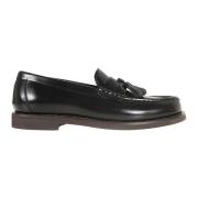 Brunello Cucinelli Svart Penny Loafer Skor Black, Dam