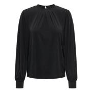 Only Fritt Liv Blus Black, Dam