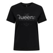 Only Drottningens T-shirt Black, Dam