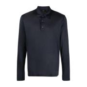 Brioni Polo Shirts Blue, Herr