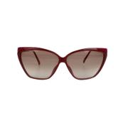 Dior Vintage Pre-owned Plast solglasgon Red, Dam