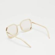 Prada Vintage Pre-owned Acetat solglasgon Beige, Dam