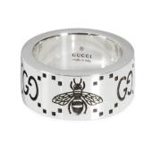 Gucci Vintage Pre-owned Metall ringar Gray, Dam