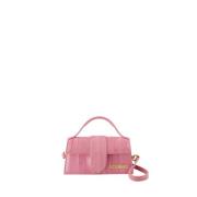 Jacquemus Ljusrosa Läder Crossbody-väska Pink, Dam