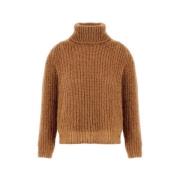 Herno Mohair polotröja Brown, Dam