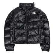 The North Face Retro Nuptse-jacka i svart Black, Dam