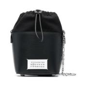 Maison Margiela Liten Svart Hinkväska Black, Dam