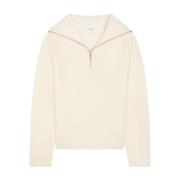 Courrèges Naturlig Tröja Pullover Stil 0079 Beige, Dam