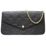 Louis Vuitton Vintage Pre-owned Laeder plnbcker Black, Dam