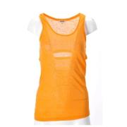 Acne Studios Pre-owned Pre-owned Bomull toppar Orange, Dam