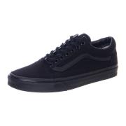 Vans Svarta Snörskor Låg Profil Design Black, Unisex