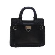 Salvatore Ferragamo Pre-owned Pre-owned Canvas handvskor Black, Dam