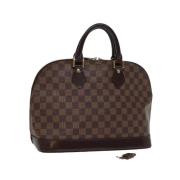 Louis Vuitton Vintage Pre-owned Canvas handvskor Brown, Dam