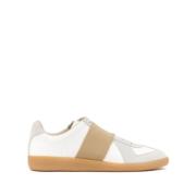 Maison Margiela Vita Sneakers med Mocka Trim White, Dam